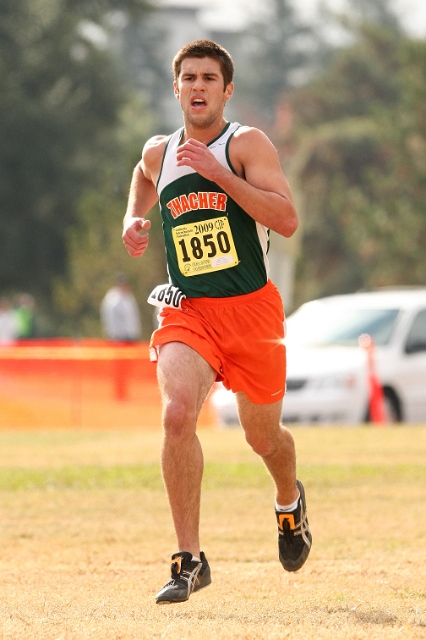 2009 CIF XC Boys D5-080.JPG - 2009 California CIF Cross Country Championships, Woodward Park, Fresno, California